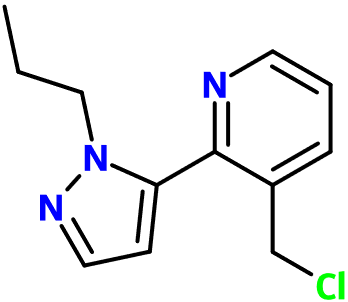 (image for) MC012229 3-(Chloromethyl)-2-(2-propylpyrazol-3-yl)pyridine